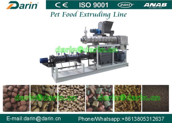 High capacity Dog pet food processing line , animal food making machine