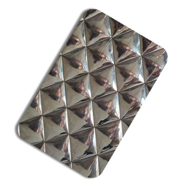 ASTM A240 304 Stainless Steel Diamond Plate Sheets 316 430 Mirror ODM Service