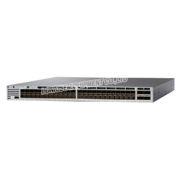 WS - C3850 - 48XS - base portuária do IP do interruptor da fibra 10G do interruptor SFP+ 48 do catalizador 3850 de S