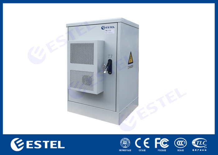 шкаф телекоммуникаций двойной двери 500W IP55 на открытом воздухе одностеночный с изоляцией