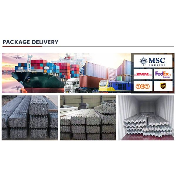 Galvanized Carbon Steel Angle Bar Rust Resistant Steel L Shaped Bar Commonly Applied in Structural and Engineering Fields