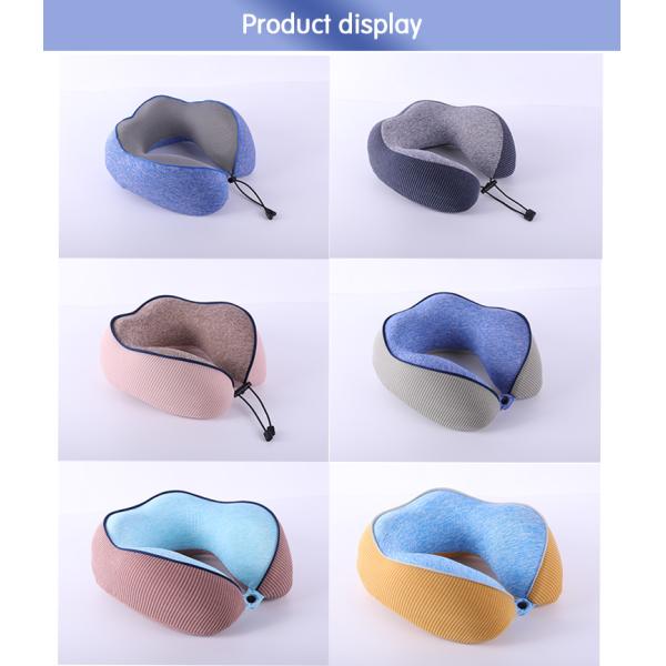 Travel Essential Memory Foam U Shaped Neck Travel Pillow for Car and Airplane Support