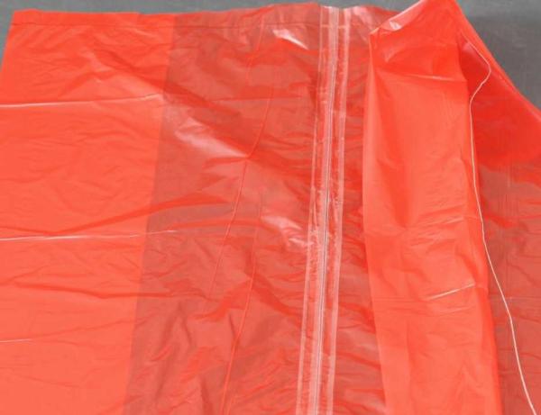 Dissolving Water Soluble Laundry Bags , Disposable Garments Plastic Laundry Bags