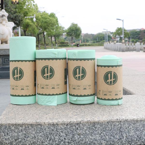 Corn Starch Compostable Plastic Trash Bags 10mic-100mic Biodegradable