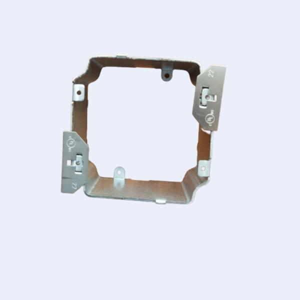 4 Device Rigid Box Support Bracket Electro Galvanized Prefab Industrial Use