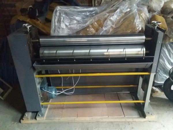 380V 50Hz White Glue Roller Machine , Special Steel Industrial Glue Spreader