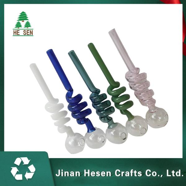 Hookah Shisha SGS Colorful Borosilicate Oil Pipe
