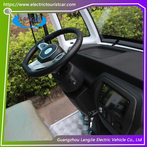 2 Person Electric Transportation Vehicles 72V Electric Delivery Cart With Closed Box