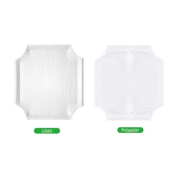 Blank Sublimation Linen Pet Nest Bed Detachable And Washable Wooden Sublimation Nest Cat Dog Bed