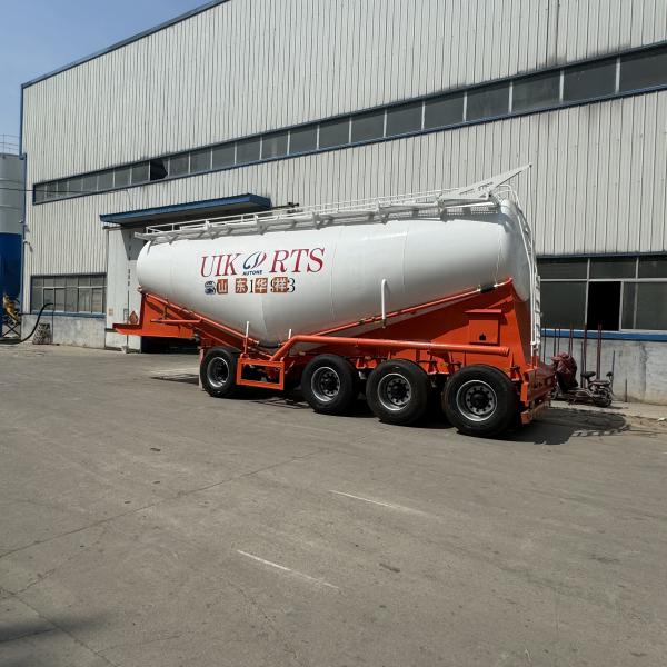 3 Axle 40 50 60 Ton Transport Powder Bulker Tank Truck Semi-Trailer Customers Optional