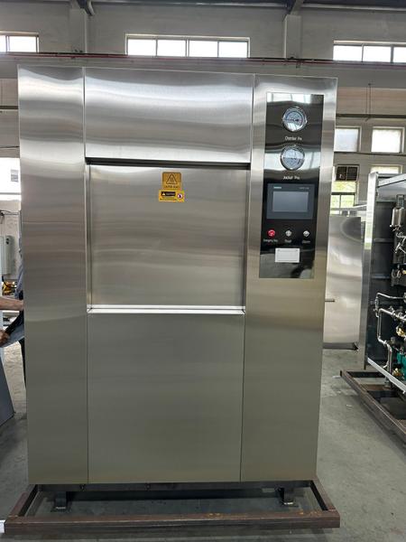 Porte coulissante en acier inoxydable complète pour le laboratoire biologique