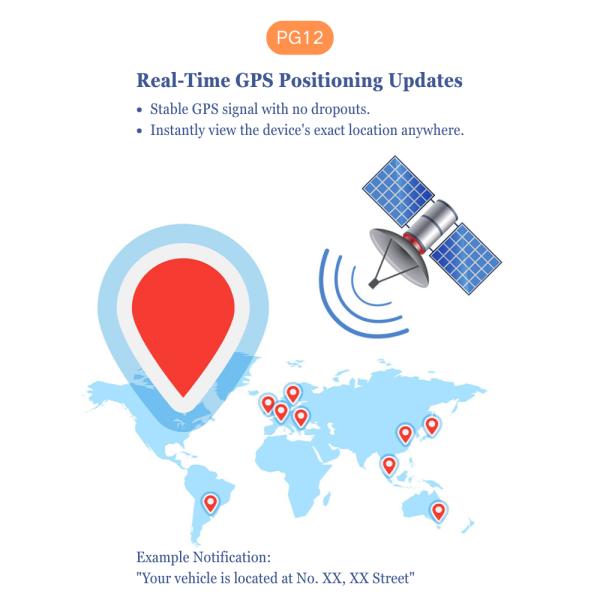PG12 Super Mini Round 2G GPS Tracking Device with Timestamp for Logistics Fleet Management Cargo Vehicle Pet Car Anti-lost and Safety