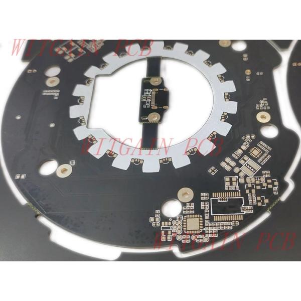 Video Conference Device 4 Layers Pcb 1.2mm Matte Black Solder Mask