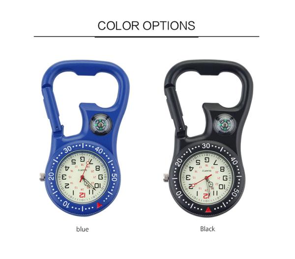 ALK Carabiner Clip Pocket Watch for Nurse Fob Hiking Climb Medical Sports Watches Vintage Clock Mountaineering Sports Eq
