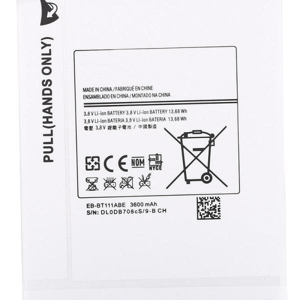 3600mA White Samsung Tablet Battery Replacement EB-BT111ABE SM-T110 SM-T111 T115