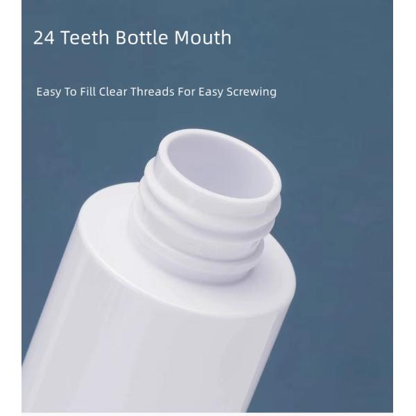 Customizable Aluminum Pump Plastic Shampoo Bottle White Body Wash 500ml