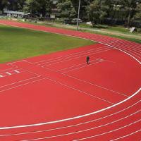 Espessura 13 mm 15 mm Pista de corrida Eco-friendly Material de rolo pré-fabricado Pista atlética Tartan de borracha