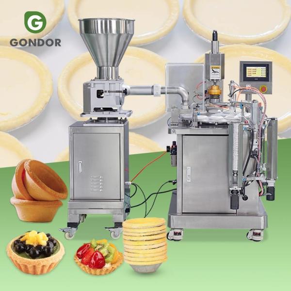 Hand-Actuated Pie Custard Presser Form Production Line Tartlet Pastry Egg Tart Crust Machine in and Out