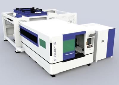 metal sheet cutting 2000W fiber laser cutting machine with loading and unloading system