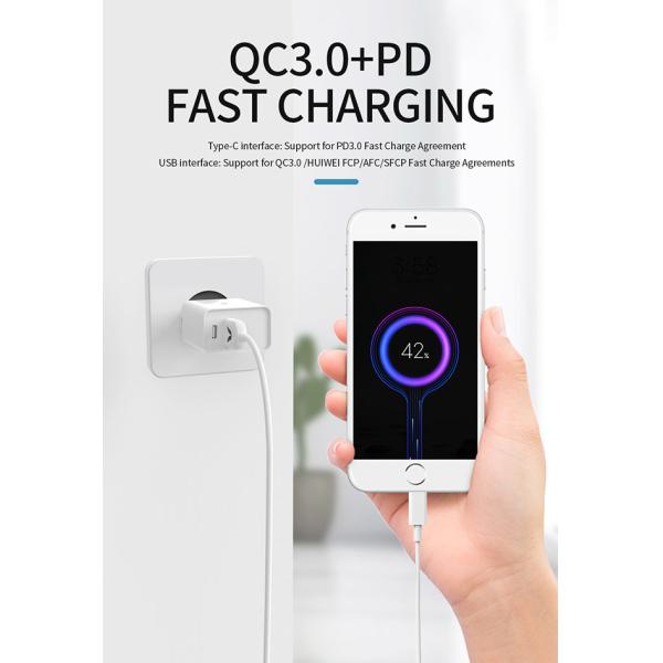 заряжатели телефона 18W PD3.0 быстрые