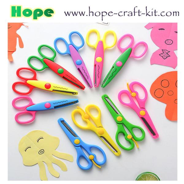 Whole Plastic Small Scissors Safe Colorful Hobbies DIY Material Tools for Kids Toddlers Teachers Preschool Hand-craft