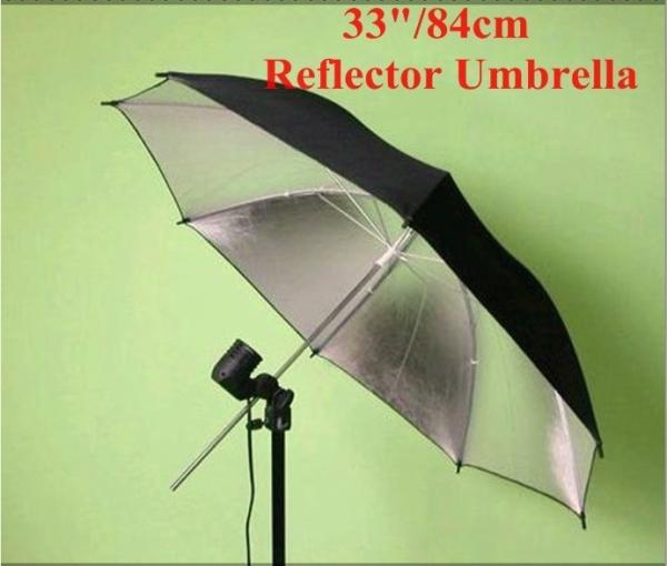 33Black / Silver Umbrella for Photo Studio Accessories