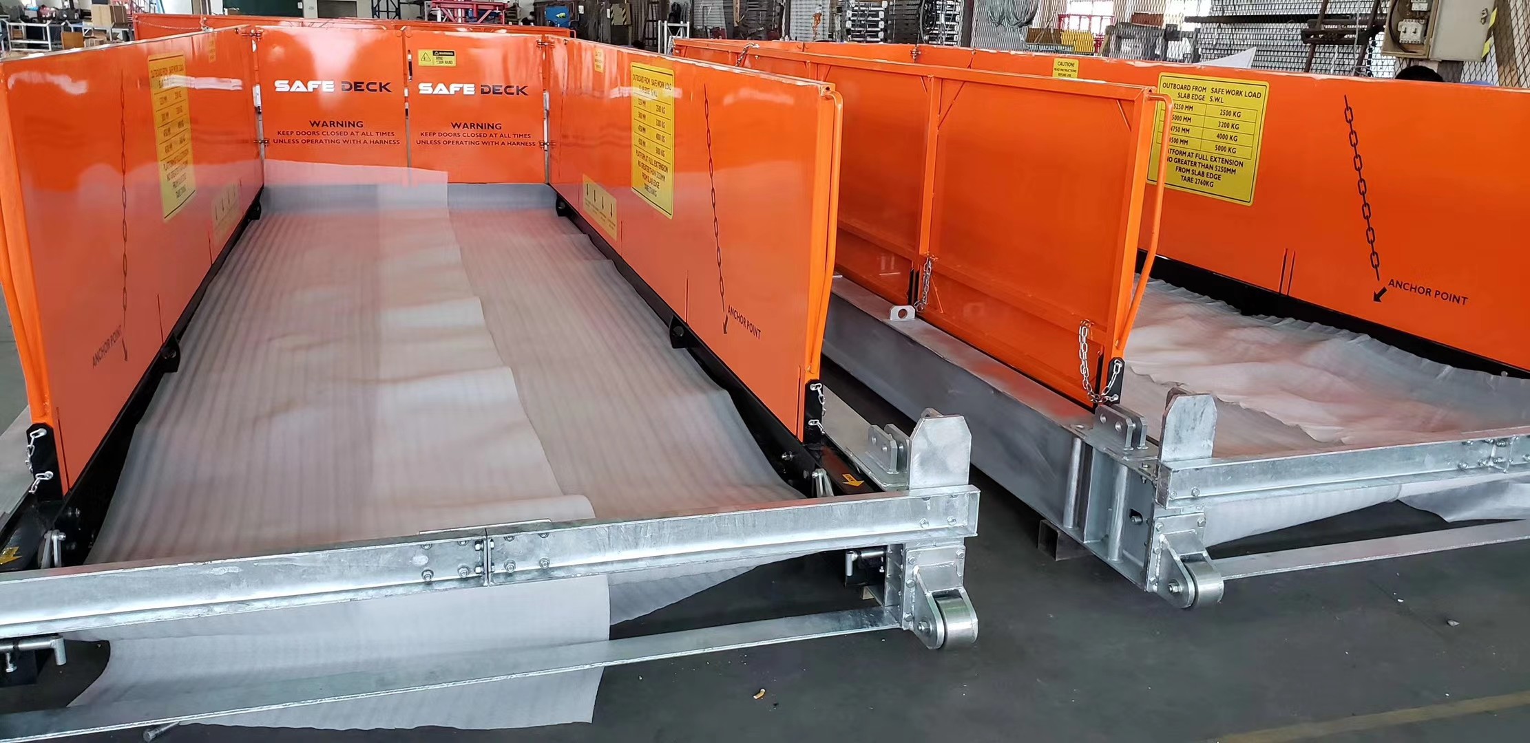 Строительной площадки подъема палубы загрузки крана MLP2600 ширина Superdeck Retractable 2600mm высокой