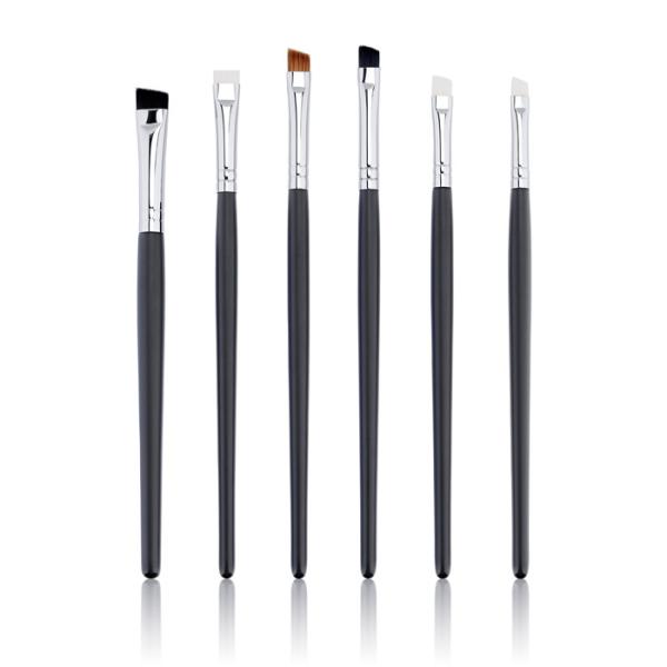 Custom Logo PBT Hair Cream Eyeshadow Brush Kit 6PCS Soft Bristles