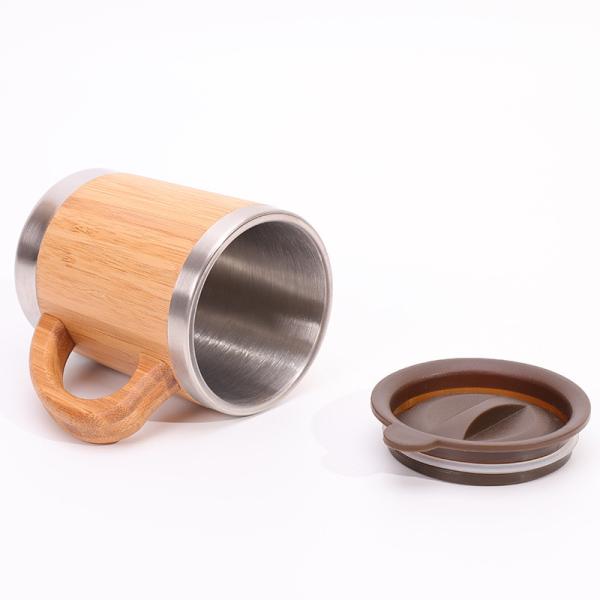 Thermos de bambou haut de gamme avec infuseur de thé pour le thé en vrac 12 oz - Ensemble cadeau de thé - Bouteille d'eau isolée/Tumbler de café glacé - Cadeaux uniques pour les femmes, cadeaux