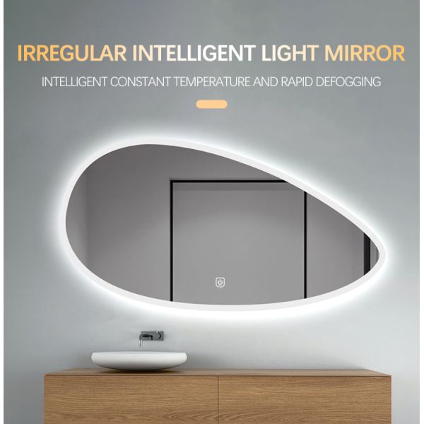 Premium Luxury LED Bathroom Mirrors IP44 Water Resistant Touch Light Bathroom Mirror