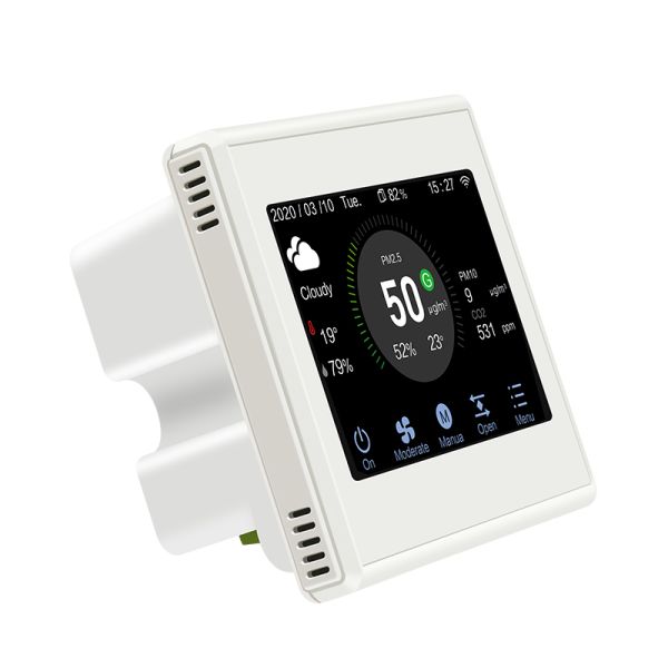 IoT Smart Air Quality Controller with WiFi Remote Fresh Air System Management