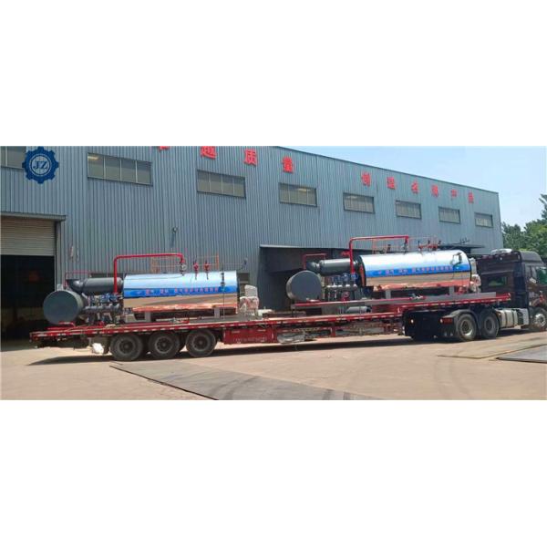 4 T/H 4000kg Industrial Gas & Oil Fired Horizontal Steam Boiler For Saunas Laundry