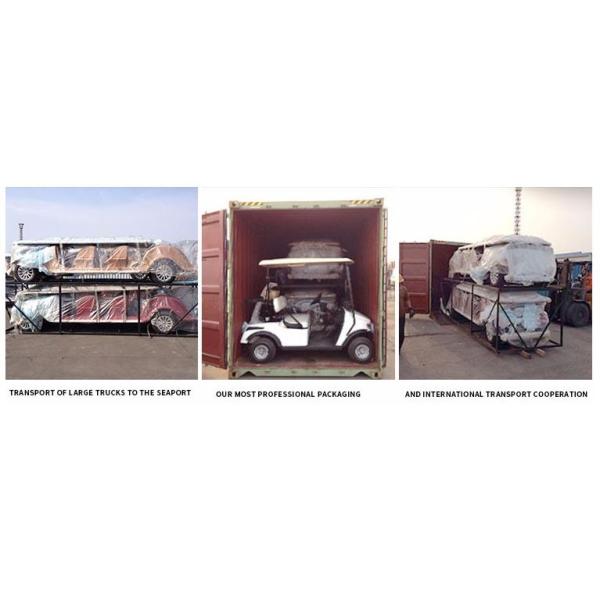 4 Wheel Left Hand Drive 48V Electric Sightseeing Car For Amusement Parks