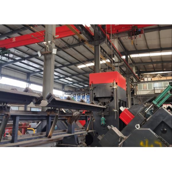 4 Character Groups Versatile CNC Angle Steel Drilling Machine Line 18 Characters Per Group