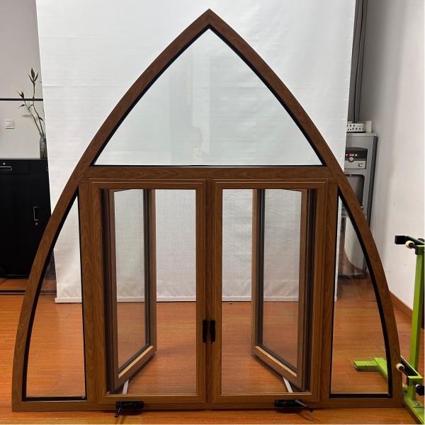 Aluminum Casement Window with Thermal Break Frame and EPDM Sealant