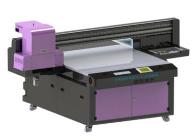 Impressora UV plana multicolorida de alta velocidade com sistema de tinta de 8 cores para vidro
