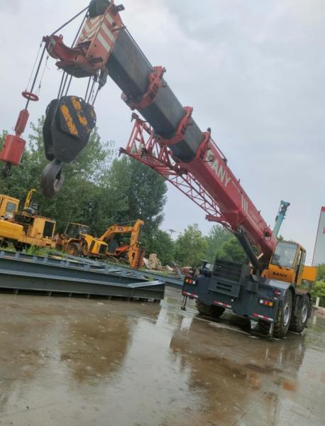 55t rough terrain Used Truck Crane STC550T With Superior Lifting Capacity