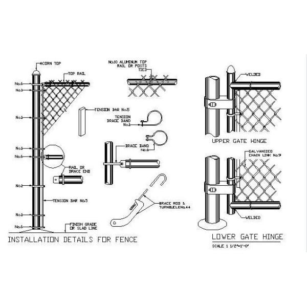 Corrosion Resistant 2.4 M High Fence Panels , CE SS Cyclone Wire Mesh Fence