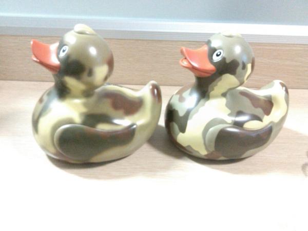 16cm Length Big Custom Rubber Ducks Toys For Underwear Box Packaging / Cloth Packaging Box