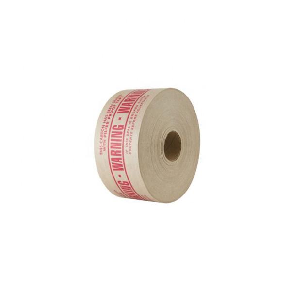 Water Activated Black Paper Packing Self Logo Tape Adhesive Tape Brown Fragile Kraft Tape Eco Friendly