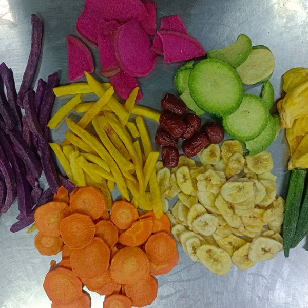 Hot Sale Mixed Dried Fruits and Vegetables Children Snacks Vacuum Fried Vegetable Chips Healthy Snack