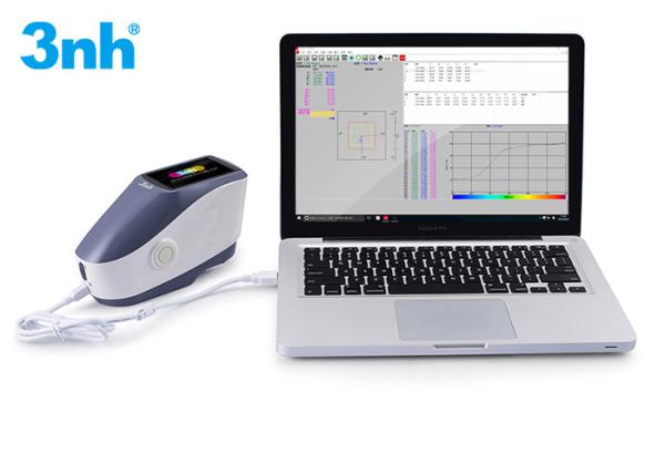 Portable Colormeter YS4510 45/0 Geometry Full Spectrum Customized Aperture for Textile Printing