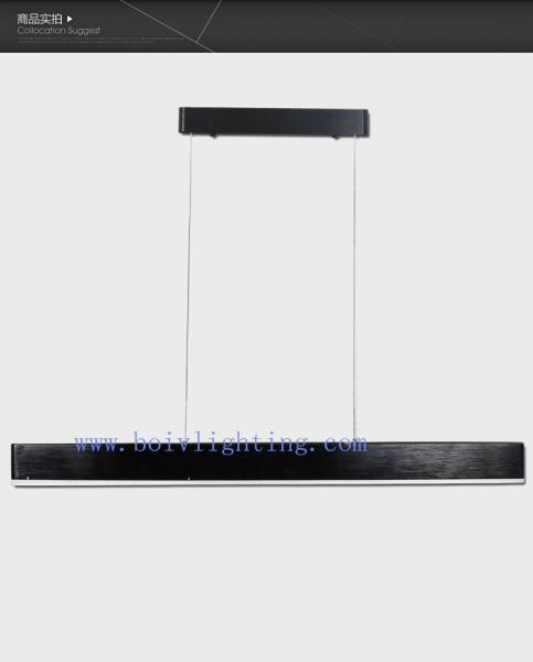 Round Gold Color Black Pendant Lights Simple 1200*100*1000MM 26w