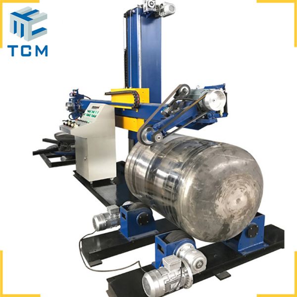  Steel tanks shell and dish ends  inner outer surface polishing machine automatic polisher