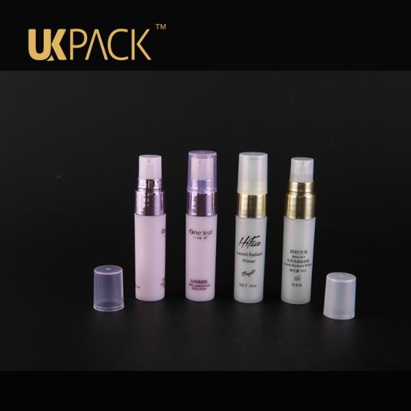 PP 4ml Pump Empty Lotion Bottles / Mini Cosmetic Pump Bottle