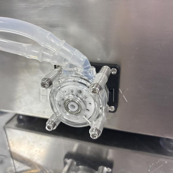 Liquid Oil Bottle Filling Machine Semi Auto Peristaltic Pump Filler