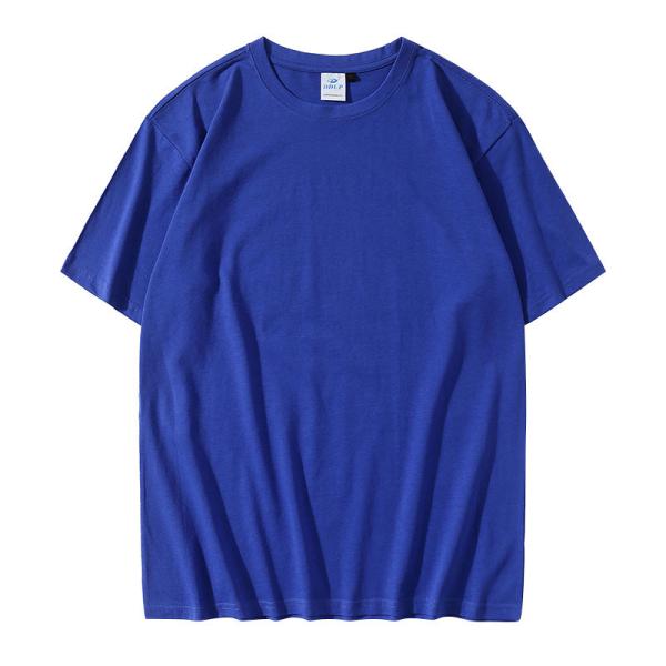 T-shirt lisos desproporcionados do algodão das camisas grossas unisex da planície T