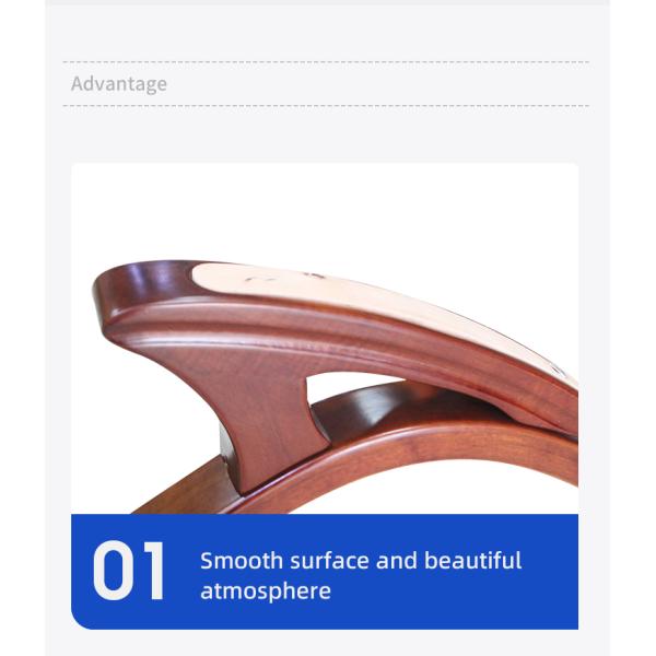 Офис Домашний деревянный кресло подлокотник Красно-коричневый Массивный деревянный кресло рукой