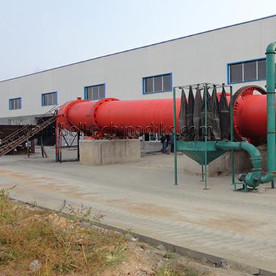 ISO9001 Diamond Powder Rotary Drum Dryer 11Kw 15t/H para a areia