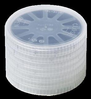 Single-piece Horizontal Wafer Packaging Box 1-12 PP PC Wafer Transporter With Foam Cushion